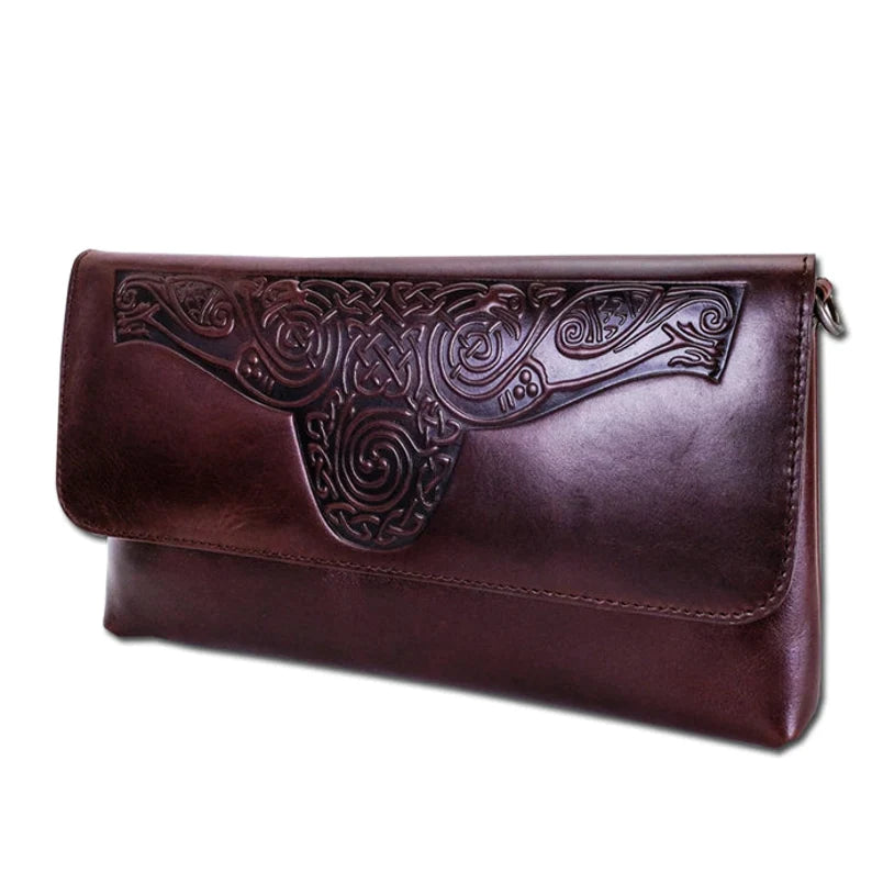 Lee River Ciara leather clutch
