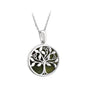 SILVER MARBLE TREE OF LIFE PENDANT S46669