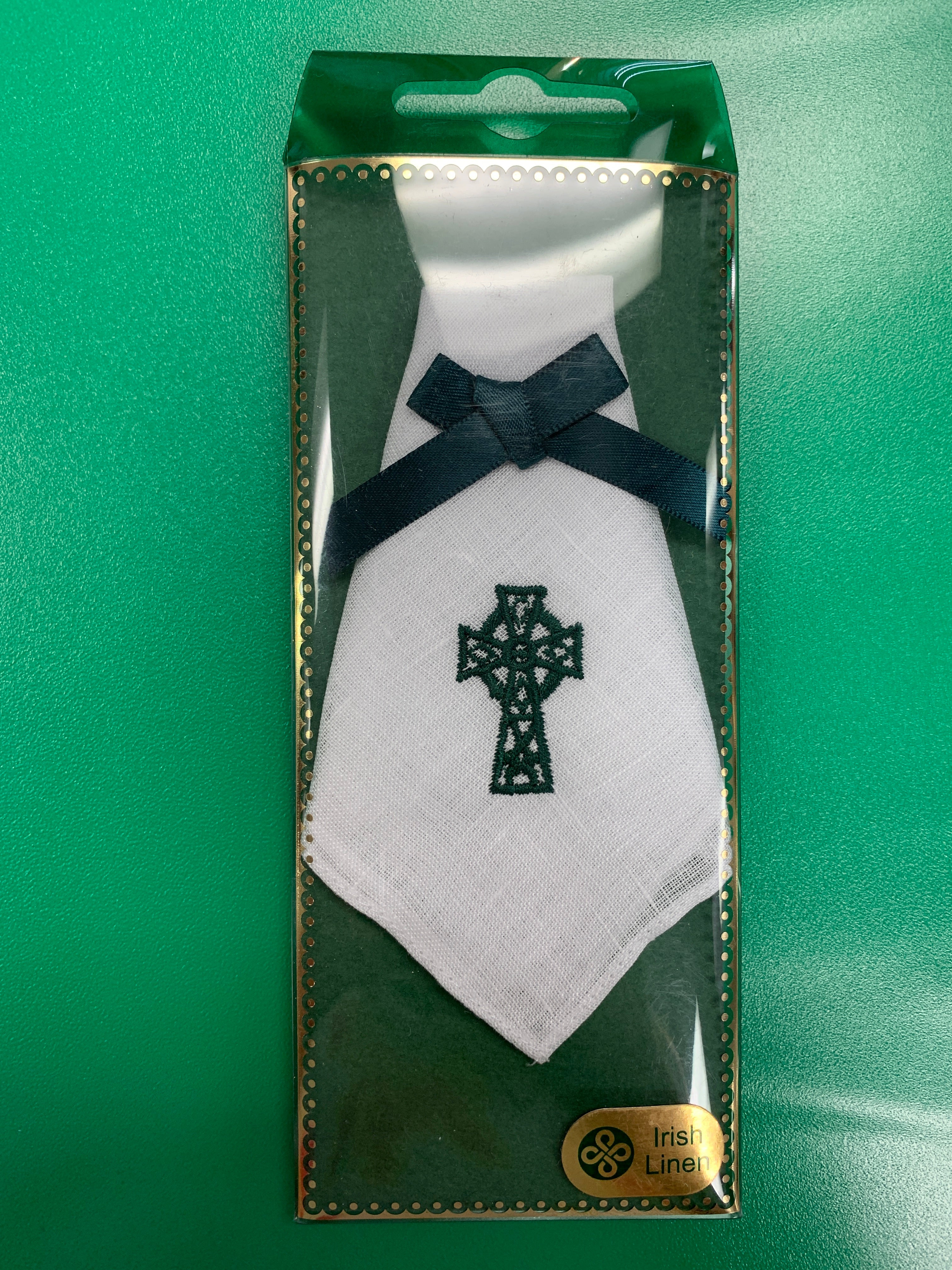 Irish Linen with Celtic Cross #LBL028
