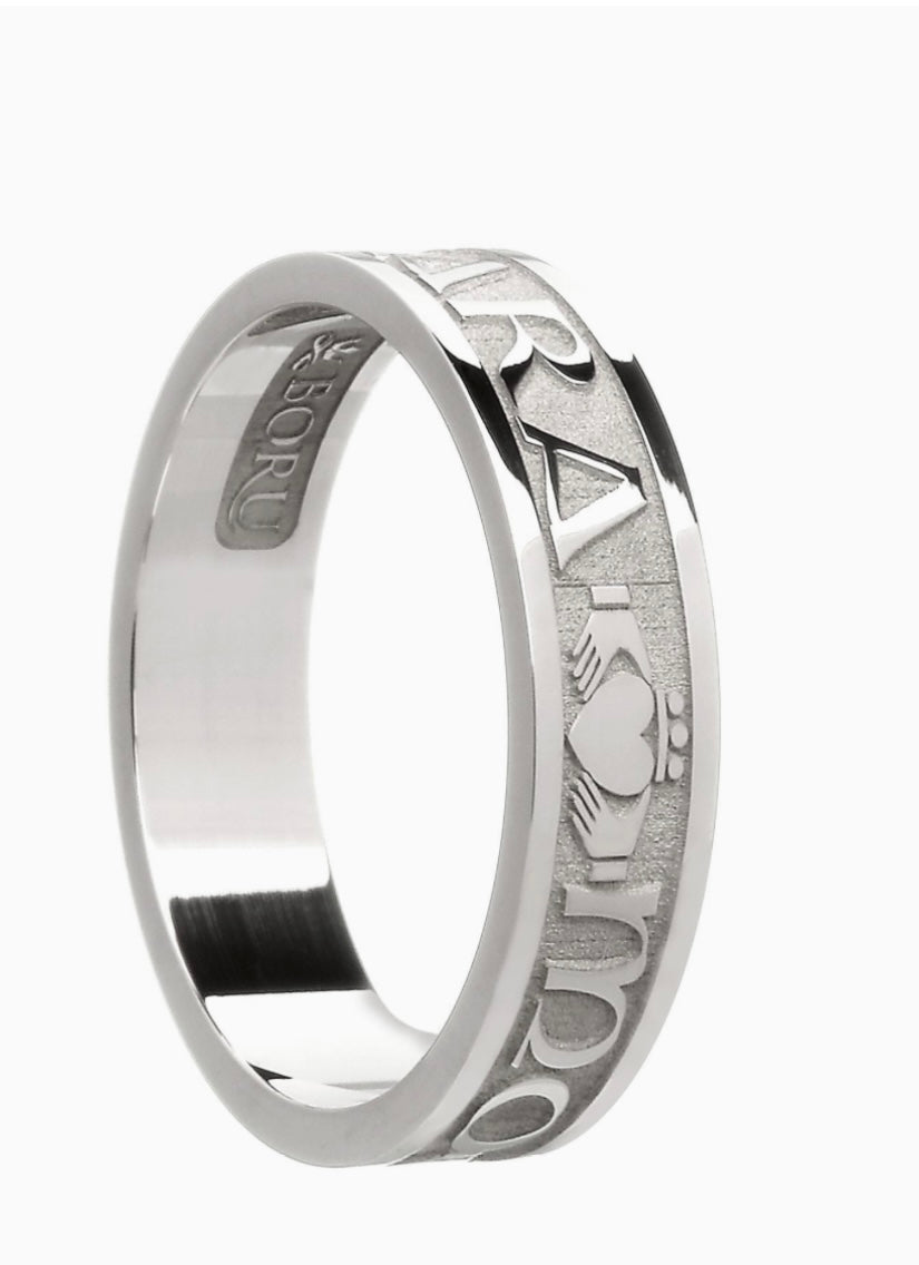 Ladies Mo Anam Cara Soul Mate Wedding Ring WED183