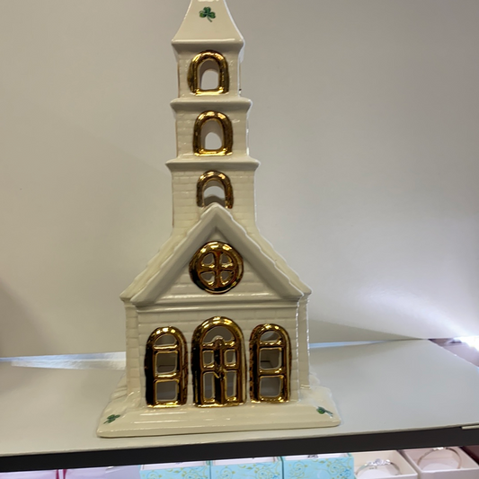 Light Up Ceramic Church