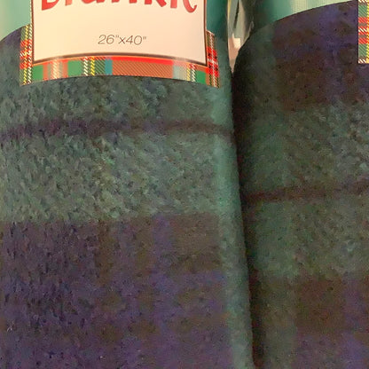 Tartan fleece blanket