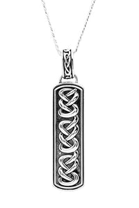 Sterling Silver Gents Celtic Pendant Earth Collection  SP2299