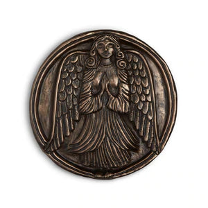 Guardian Angel Bronze plaque
