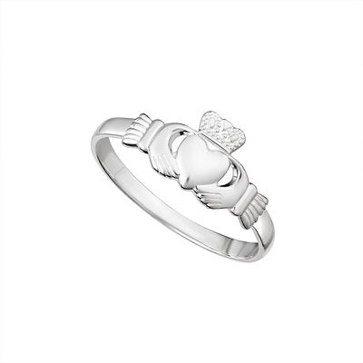Silver Children's Claddagh Rings