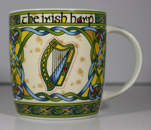 Clara New Bone China Mug "The Irish Harp"