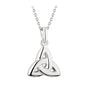 SILVER DOUBLE SIDED TRINITY KNOT PENDANT