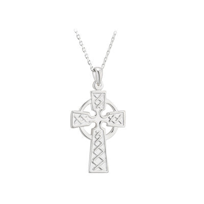 STERLINGS SILVER CELTIC CROSS PENDANT